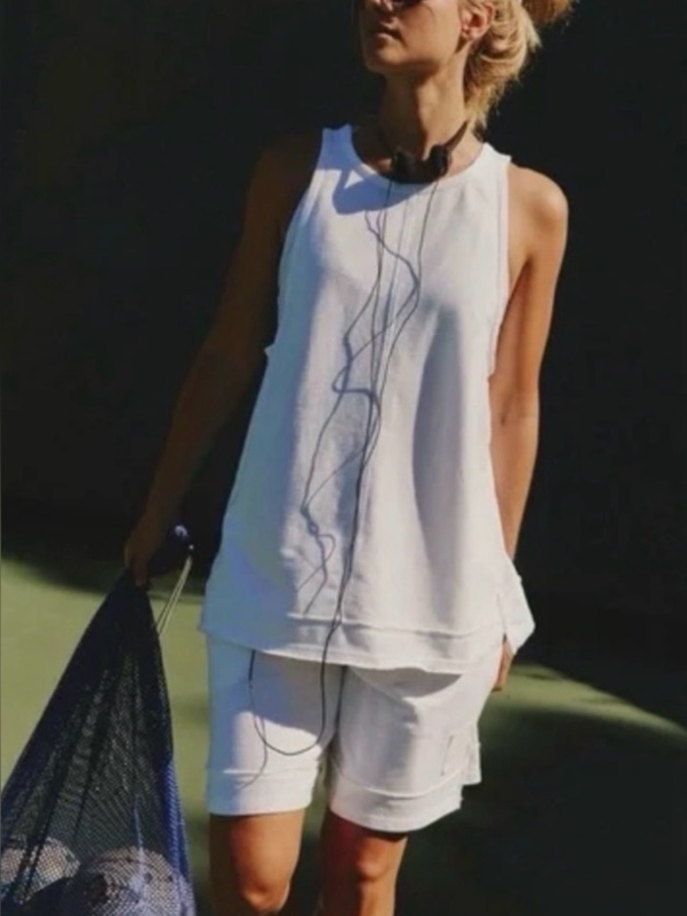 FP Movement by Free People White High-Waist Shorts